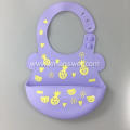 Custom Adjustable Soft Silicone Bib for Children